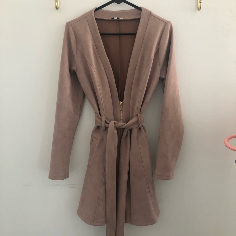 Trench jacket dress